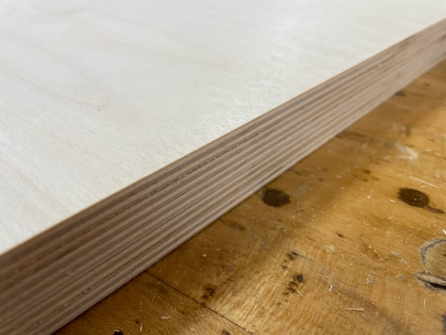 BALTIC BIRCH PLYWOOD 1/8 (3mm) & 1/4 (6mm) BY APPROX 19 7/8 X 29 7/8 -  12 PIECES TOTAL